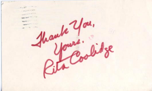 Rita Coolidge